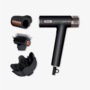Shark SpeedStyle PRO Black Hair Dryer with Styling Attachments.      S